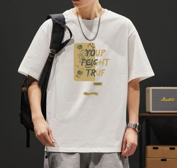 Summer New Half Sleeve American Trendy Brand Loose T-shirt